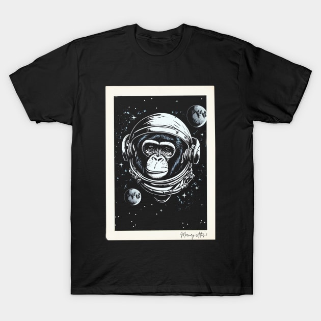 Space Monkey, Chimps in space, Mercury-Atlas 5 T-Shirt by Teessential